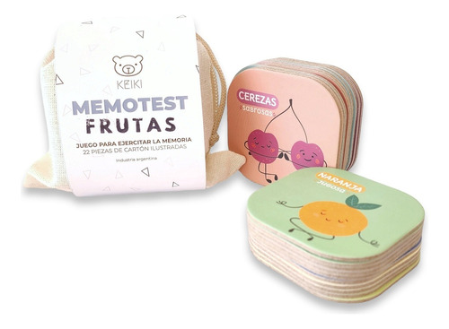 Juego De Frutas Juego De Mesa Para Niños Memoria Frutas