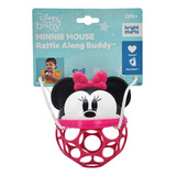 Disney Baby Sonajero Minnie Mouse Rattle Along Bright Starts Color Rosa Diseño Hoyos