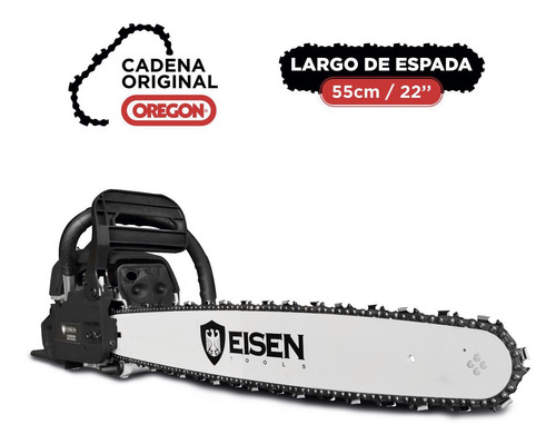 Motosierra Bencinera De Espada De 22'' Eisen Black