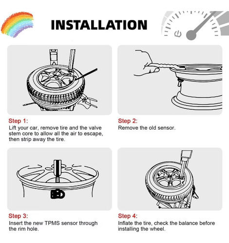 Tpms Sensor Gm Sistema De Monitoreo De Presión De Neumáticos