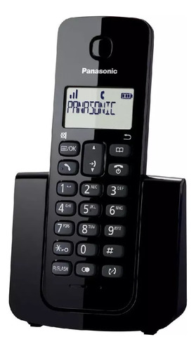 Telefone Sem Fio Panasonic Tgb110 Preto  Com Identificador 