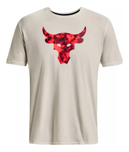 Playera Under Armour Project Rock La Roca Bull Ss Hombre