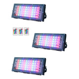 3pz Reflector Lampara Led Rgb Iluminacion Color 30w Control