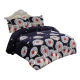 Cobertores Plush 100% Algodón King Invierno Con Diseños Tf