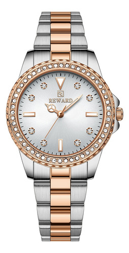 Relojes Elegantes De Cuarzo Inoxidable Olevs Diamond