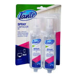 Spray X2 120ml Tante Limpiador De Gafas Pantallas Celulares 