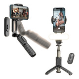 Estabilizador, Tripie Y Bastón Para Selfies Con Micrófono 