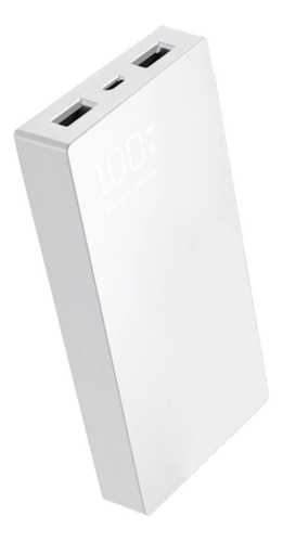 Batería Qi Luxbank Para iPhone, Mxqil-001, 20000ma, Blanco,