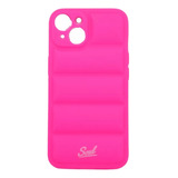 Funda Compatible Con iPhone 14 Protector Celular Puffer Case