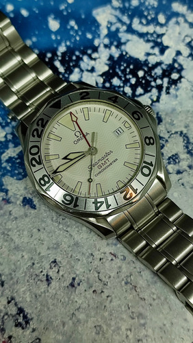 Relógio Omega Seamaster 300m  Great White Gmt Revisado.