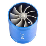 De Admisión De Aire Turbina Doble Ventilador Azul