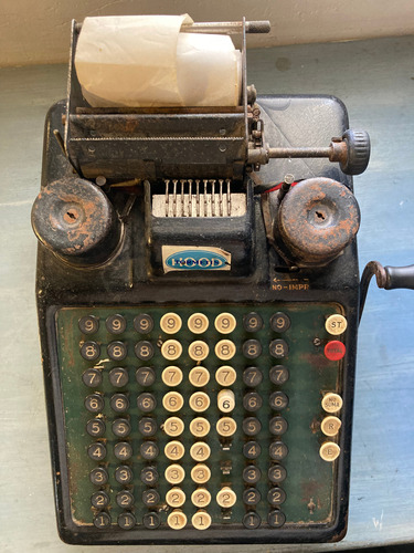 Calculadora De Cintas Vintage Burrough. Década De 1920