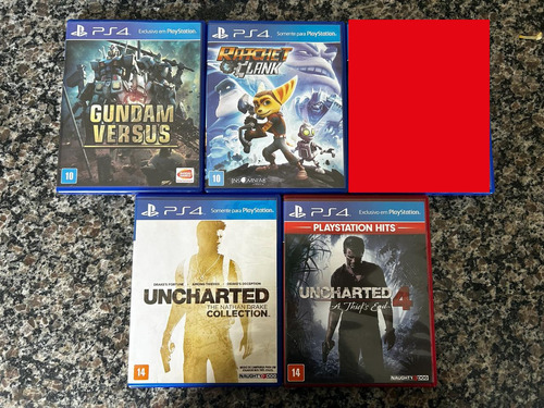 Lote Com 4 Jogos De Ps4 Originais