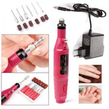 Torno Electrico Profesional Manicura Uñas + Kit De Fresas