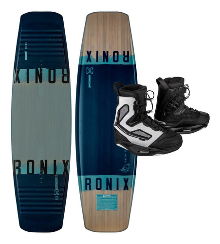 Combo De Wakeboard Tabla Ronix Springbox C/ Ronix One White 