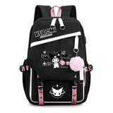 Nuevo Mochila Escolar Kuromi Melody Peripheral De Gran Capac