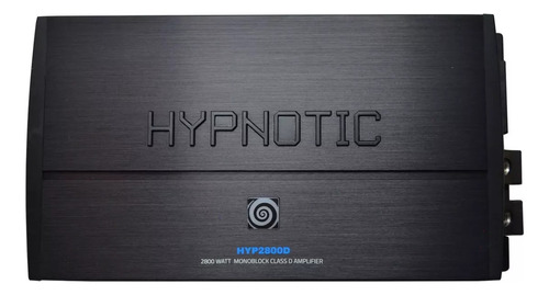 Amplificador Auto Mono 2800w 1 Ohm Clase D Hypnotic Hyp2800d Color Negro