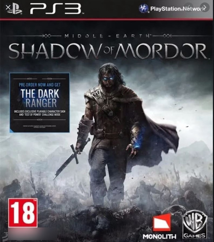 La Tierra Media: Shadow Of Mordor Ps3 Juego Original