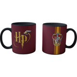 Mug Magico Harry Potter 4 Casas Howards Gryffindor + Nombre