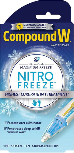 Elimina Verrugas Con Frio Wart Remover Freeze, 8 Applicatio