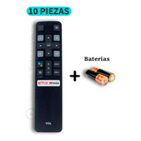 Control Remoto Tcl Smart Tv Rc802v Android Con Voz - 10 Pzs