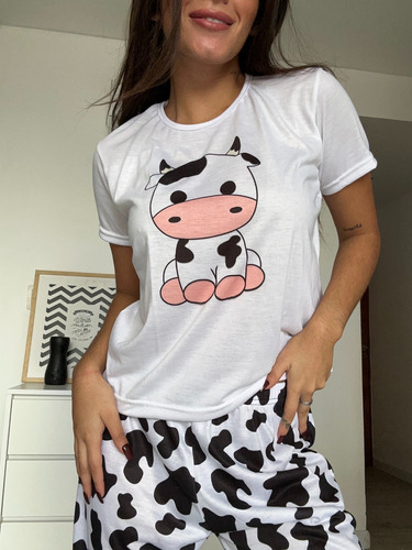 Pijamas Manga Corta Y Pantalon De Personajes, Mujer Y Hombre