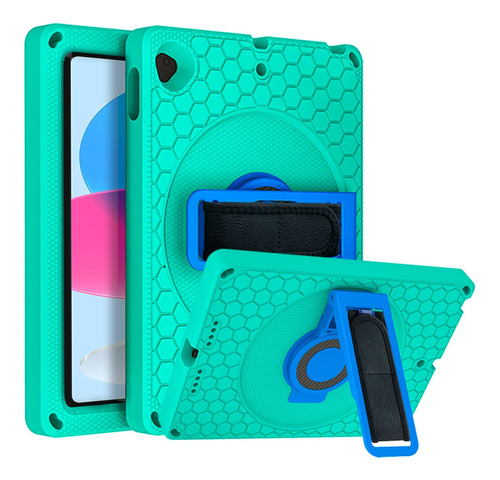 Capa Shock Alça Rotação Para iPad 7 / iPad 8 / iPad 9 10.2