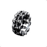 Anillo De Calaveras Punk Rock Hombre Caballero Moda 2020