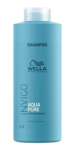 Shampoo Aqua Pure 1000ml - Wella Invigo