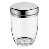 Pote Com Tampa Inox Multiuso Cozinha Banheiro 400 Ml Casa