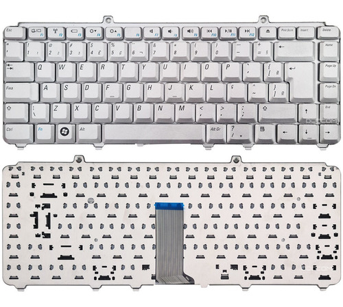 Teclado Para Dell Pp22l Pp25l Pp26l Pp28l Pp29l Prata Com Ç