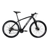 Bicicleta Aro 29 Ksw 24v - Cambios Index - Freio Hidraulico Cor Preto/prata Tamanho Do Quadro 17