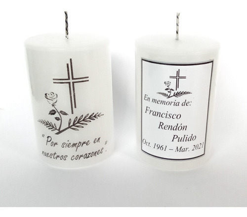 Velas Per.  Aniversario Luctuoso Pack 20 Pzas. #2