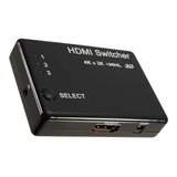 Amplificador Switcher Selector Hdmi V1.4 Fullhd 3 Entradas