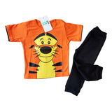 Conjunto Remera Pantalon Bebe Varios Personajes Tigger Bart