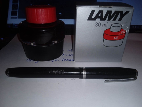 Pluma Fuente Esterbrook Vintage + Frasco De Tinta Lamy 