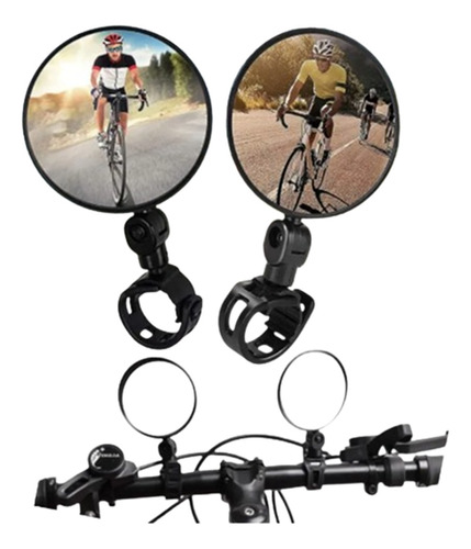Espejo Retrovisor Universal Para Bicicleta, Espejo Seguridad