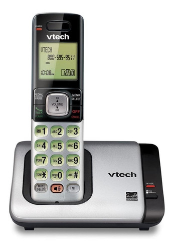 Teléfono Vtech Cs6719 Inalámbrico - Color Gris/negro