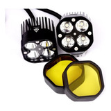 Kit De Faros Led Sercomoto Sm4123 Premium Luz Penetracion