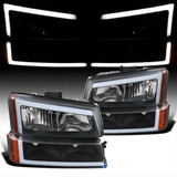 Faros Led Para Chevrolet Silverado 1500 2003-2007