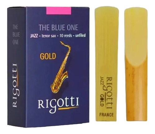 Palheta Rigotti Para Sax Tenor Gold - Escolha O Número