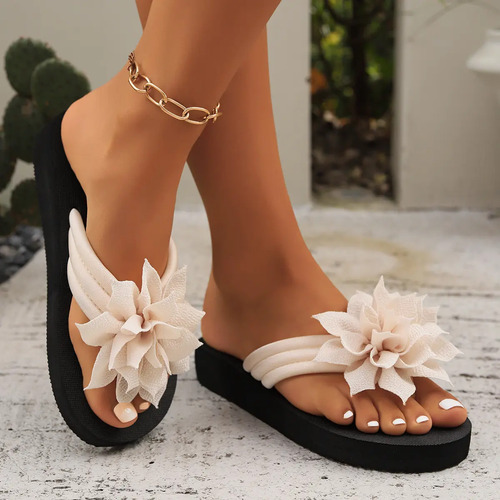 Sandalias Plataforma De Corcho Huarache Zapatos Chanclas