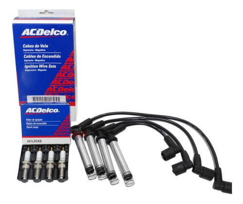 Kit Cables + Bujias Acdelco Corsa / Celta / Agile 1.4 1.6 8v