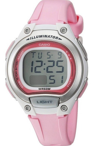 Reloj Casio Digital Lw203-4a Dama Rosa Relojesymas Color De La Correa Lw-203-4a