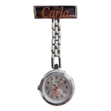 Reloj De Enfermera Personalizado Con Nombre (carla)