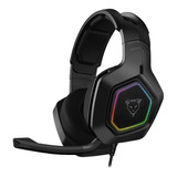 Audifonos Ocelot Ogmh02 Gamer Rgb Microfono Y Cancelacion De Ruido Color Negro