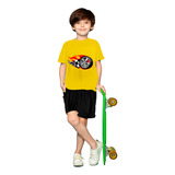5 Camisetas + 5 Shorts Roupa Infantil Menino Com Qualidade