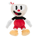 Cuphead Y Mugman De 25cm Set De Peluches Para Niños De Felpa Color Blanco