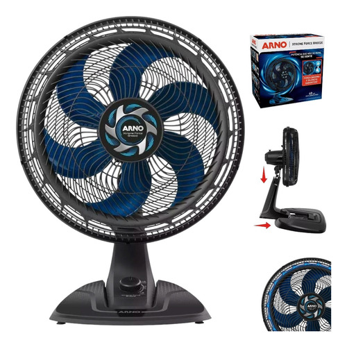 Ventilador Mesa Arno 40cm Super Power Potente Grande Silence