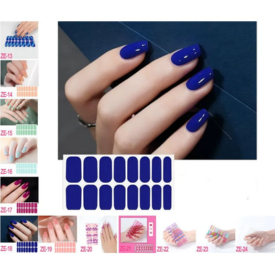 Gel Nails Stickers Pegatinas Para Uñas Múltiples Estilos A Ze-18 | Meses sin interés